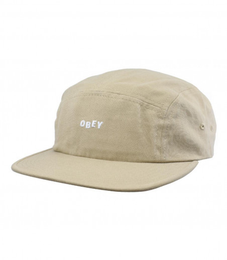 6 Panel Jumble Bar II dark khaki Obey